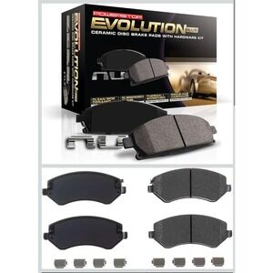 Powerstop Power Stop 17 856 Z17 Front Ceramic Brake Pads With Hardware